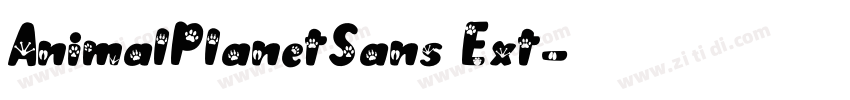 AnimalPlanetSans Ext字体转换